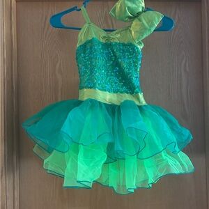 Green and Gold Kids Costume